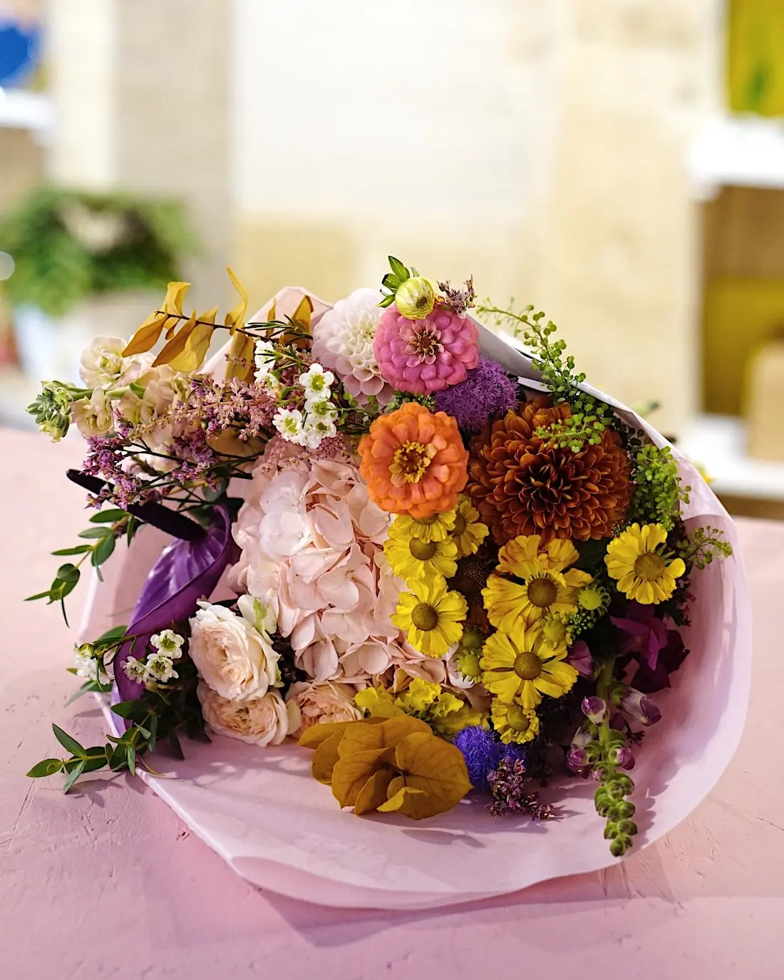 Bouquet de fleurs fraîches